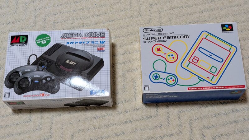 メガドライブミニＷ
ミニスーパーファミコン